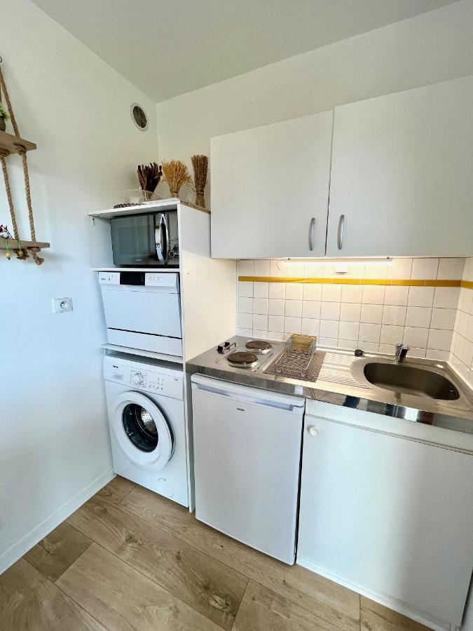 Salm, Coquet Studio Avec Balcon Ouistreham Kültér fotó